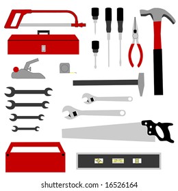 Vector Hand Tools  Collection is original artwork.