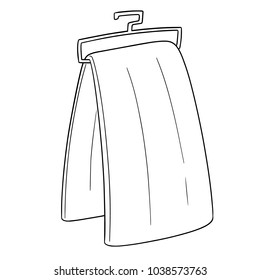 vector of hand towel