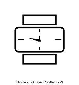 Vector hand wrist watch icon