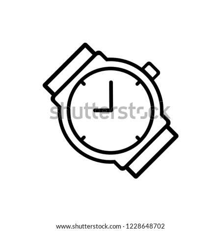 Vector hand wrist watch icon