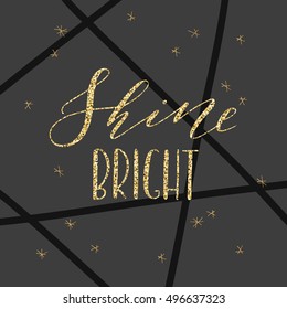 Vector hand written greeting Merry Christmas. Elegant lettering. Winter background. Pastel color holiday card with modern calligraphy.