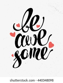 Vector hand written text message isolated. Love card, congratulation, greeting. Poster, advertising, banner, placard design template. Hand written font, abc, script, lettering. Ink drawing.