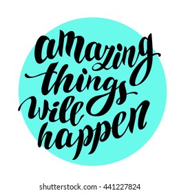 Vector hand written text message isolated. Love card, congratulation, greeting. Poster, advertising, banner, placard design template. Hand written font, abc, script, lettering. Grunge style.