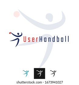 Vector Handball, Sports Logo, Icon.