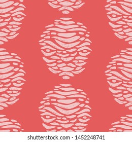 Vector hand-drawn abstract pattern for packaging or textile design.
