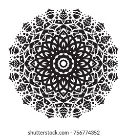 Vector hand-drawn circular pattern, mandala, medallion. Suitable for use in the design of vintage postcards, wedding invitations, posters, luxury items, textiles and much more.
