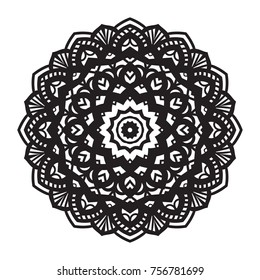 Vector hand-drawn circular pattern, mandala, medallion. Suitable for use in the design of vintage postcards, wedding invitations, posters, luxury items, textiles and much more.
