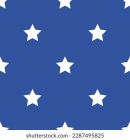 Vector hand-drawn color seamless childish simple pattern for kids with cute star. Baby pattern with night sky. Fabric design. Wallpaper. Kids room design.