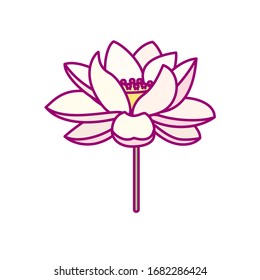 vector handdrawn cute plant clip art exotic flower
