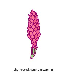 vectorial adorable clip de planta arte exótico flor