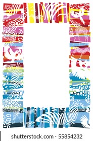 Vector hand-drawn frame.