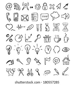 Vector Hand-Drawn Icons Set