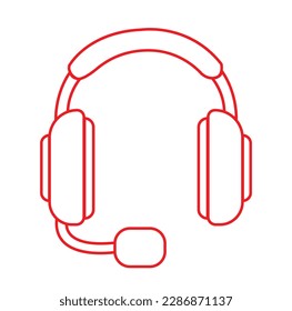 Ilustración de vectores dibujada a mano, elemento de decoración. Un dispositivo para escuchar música.Auriculares inalámbricos estilo Doodle. Icono, icono, esbozo aislado en fondo blanco.