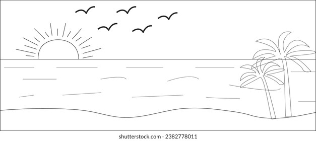 Vector hand-drawn or line art design