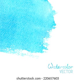Vector hand-drawn watercolor background. There is place for your text.