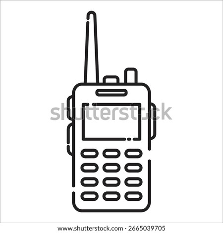 vector Handheld two-way radio communication device