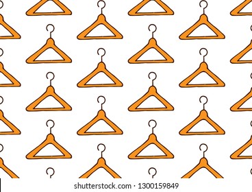 Vector handmade crafts. Hand made tools card background template