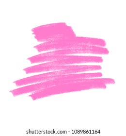 Vector handmade marker strokes. Grunge design elements. Hand drawn textured background.