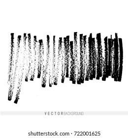 Vector handmade marker strokes. Grunge design elements. Hand drawn textured background.