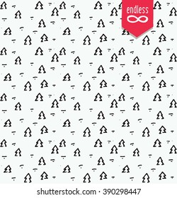 Vector handmade seamless texture. Abstract pattern -  perfect for creating greeting cards, posters, backgrounds, business cards and more...