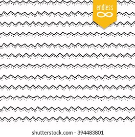 Vector handmade seamless texture. Abstract pattern -  perfect for creating greeting cards, posters, backgrounds, business cards and more...