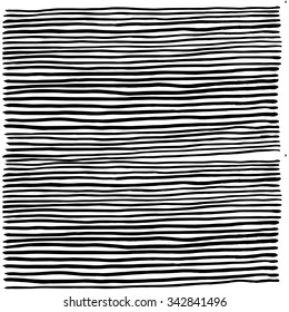 Vector hand-painted ink illustration with brush strokes. Abstract background.