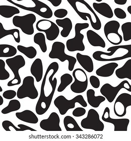 Vector hand-painted seamless pattern with abstract doodles lines. Background for textile, pillow, copybook, dishes another business