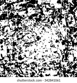 Vector hand-painted seamless pattern with ink brush strokes. Abstract background.