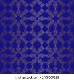 Vector hand-painted vintage oriental ornament. Retro pattern antique style acanthus. Seamless pattern