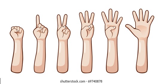 Vector hands collection