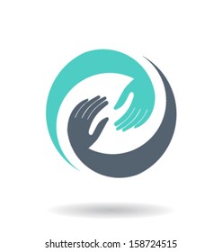 Vector Hands Deal Design Icon