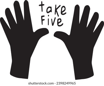 Vector hands doodles different hands stickers, cafeteria, line art vector, favorite, hands stickers, stamp 
 