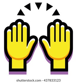 1,015 Raising hand emoji Images, Stock Photos & Vectors | Shutterstock