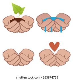 Vector Hands Set