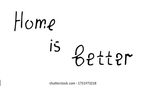 Vector handwritten graphics for online services. Isolated text on a white background. Hand-drawn illustration. Banner, poster template.