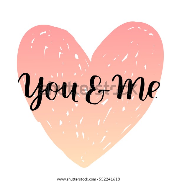 Vector Handwritten Lettering Quote About Love Stock Vector (Royalty ...