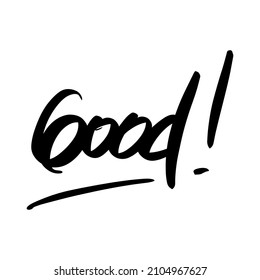 vector Handwritten text on isolated white baground vector hand written lettering