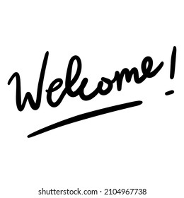 vector Handwritten text on isolated white baground vector hand written lettering