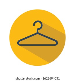Vector hanger sign, flat icon - 