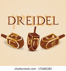 Vector Hanukkah Design Background Or Greeting Card Editable