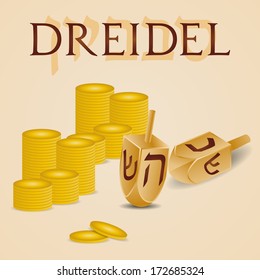 Vector Hanukkah Design Background Or Greeting Card Editable