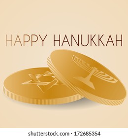 Vector Hanukkah Design Background Or Greeting Card Editable