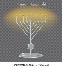 vector of Hanukkah greeting card