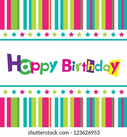 Feliz cumpleaños de los vectores