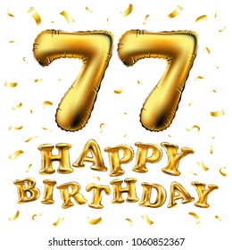 77th Birthday Images, Stock Photos & Vectors | Shutterstock