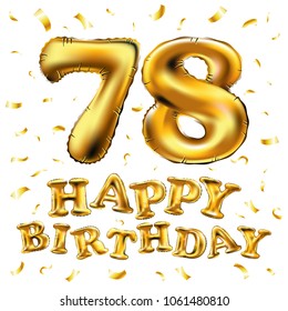 78th Birthday Images, Stock Photos & Vectors | Shutterstock