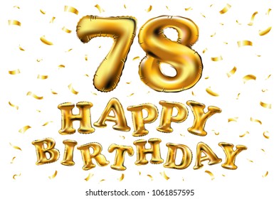 78th Birthday Images, Stock Photos & Vectors | Shutterstock