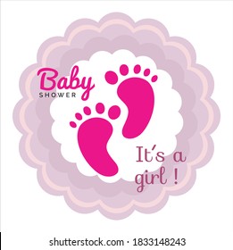 vector happy birthday baby boy and girl shower for newborn celebration greeting and invitation card or note 