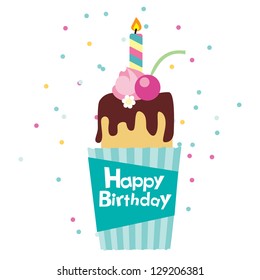 tarjeta portadora de cumpleaños feliz