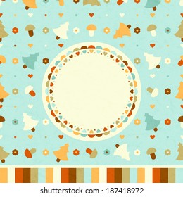 vector happy birthday card